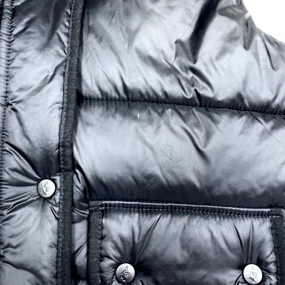 *|•ABERCROMBIE & FITCH•| Puffer Vest Water/Wind Resistant Faux Fur Trimmed Hood* - Picture 10 of 15